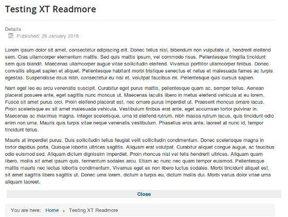 XT Readmore Desktop 2