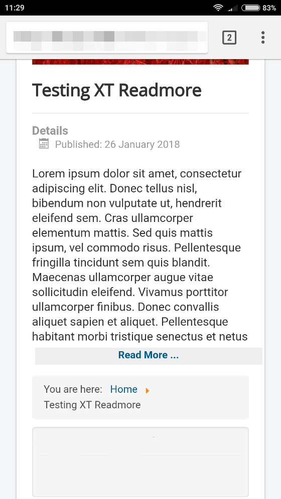XT Readmore Mobile 1